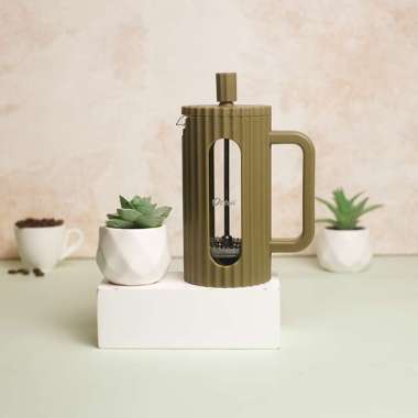 Kaia French Press 350ml - Otten Coffee Tea Plunger Glass / Alat Kopi Gelas Kaca Minimalis Pastel Ber