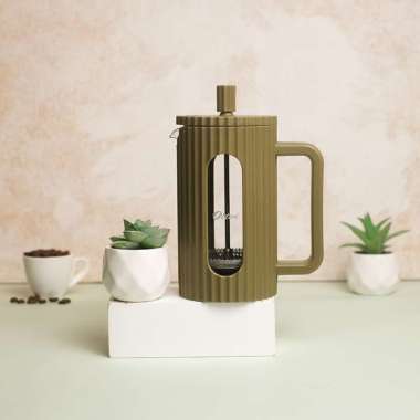 Kaia French Press 600ml - Otten Coffee Tea Plunger Glass / Alat Kopi Gelas Kaca Minimalis Pastel Ber