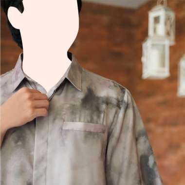 Atelier Angelina Samawa Koko Tangan Panjang Gradient Flow - Mossy Falls 2XL