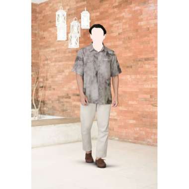 Atelier Angelina Samawa Koko Tangan Pendek Gradient Flow - Mossy Falls 2XL