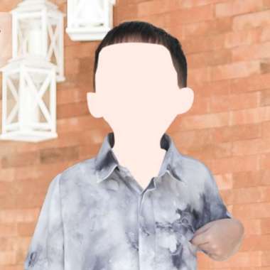 Atelier Angelina Samawa Koko Kids Tangan Panjang Gradient Flow - Gentle Breeze 2-4Y