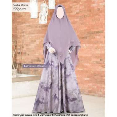 Atelier Angelina Aisha Dress Gradient Flow - Lavender Dream 2