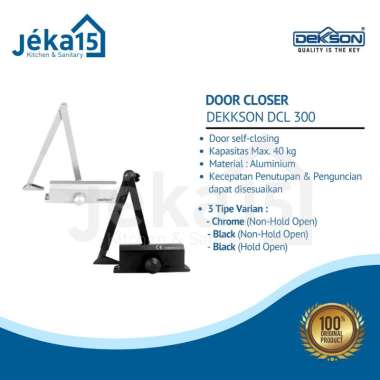 DEKKSON Door Closer DCL 300 NHO/ HO Black (HO)