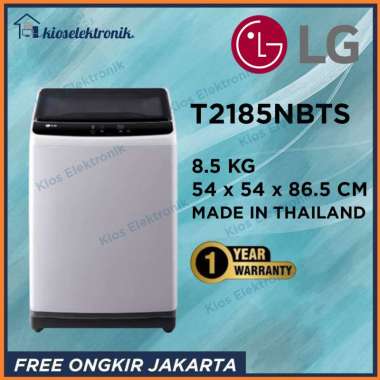 LG T2185NBTS Mesin Cuci 1 Tabung 8,5 KG Top Loading Washer T 2185 NBTS / T2185