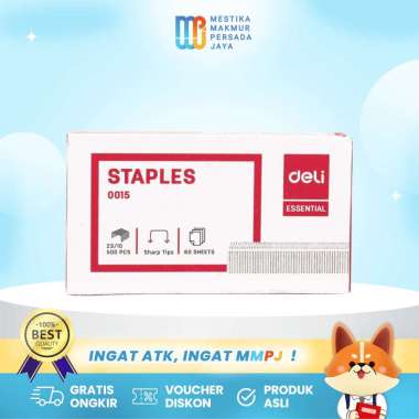 Deli Staples 23/10 β Isi Staples Heavy Duty 500Pcs E0015