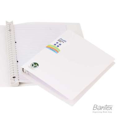 Bantex Binder A5 B5 80 Gsm + Isi Kertas Binder 3524/3526 White,A5
