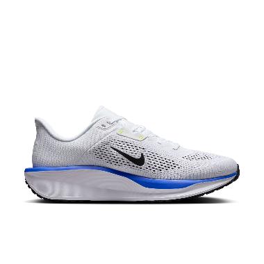 NIKE Men Running Quest 6 Road Shoes Sepatu Lari Pria [FD6033-102] 9 White/Black-Hyper Royal-Volt