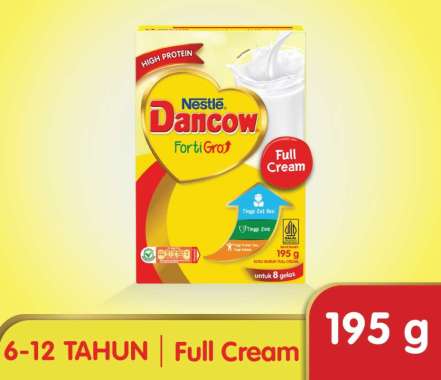 Dancow Fortigro Dancow Instant Dancow Full Cream Box 195 gr Dancow Coklat 195g FullCream+Bublewrap