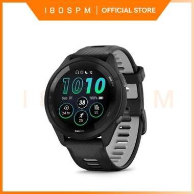 GARMIN - Forerunner 265 Music - Black | Jam Tangan Lari GPS Pengukur Detak Jantung