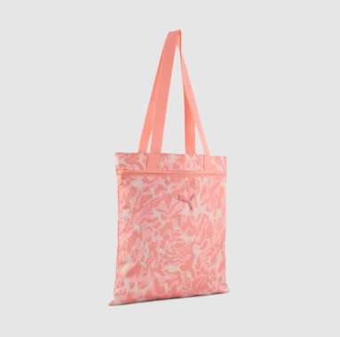 Puma Women Sportswear POP Tote Tas Wanita [09133602] - Pink Fruit-AOP