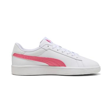 Puma Women Smash 3.0 L Sepatu Wanita [39098727] 5.5 White-Magic Rose