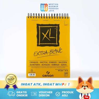 Canson Sketchbook A4 Extra-Blanc / Buku Gambar Sketsa Tebal 90 Gsm 200787500