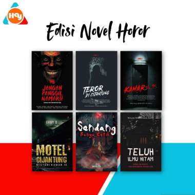 Buku Novel Horor | Sendang Banyu Getih,Motel Cijantung : Misteri Kamar 15,Teror Di Cijantung,Jangan 