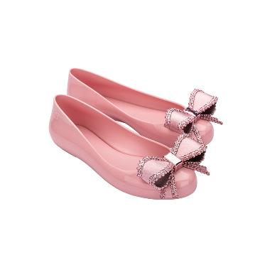 Melissa Sweet Love Viii Ad Sepatu Flat Wanita - Pink/Metallic Pink 40
