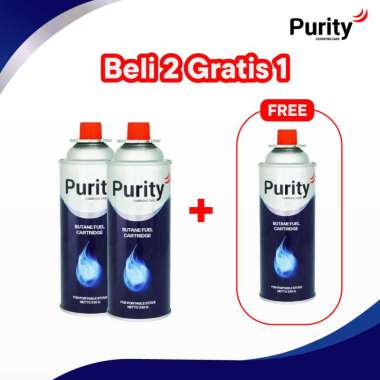 Gas Portable Butane Cartidge Purity Gas Kaleng [Beli 2 Gratis 1]