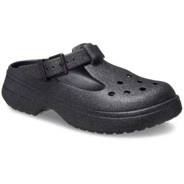 Crocs Classic Mary Jane Glitter Clog Unisex - Black 36-37