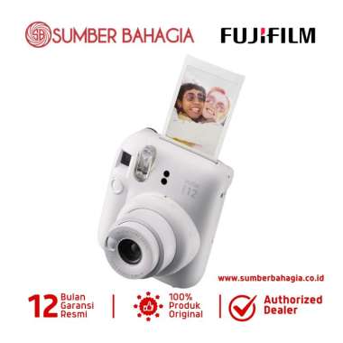 Sumber Bahagia - FUJIFILM INSTAX MINI 12+PAPER INSTAX TWIN white