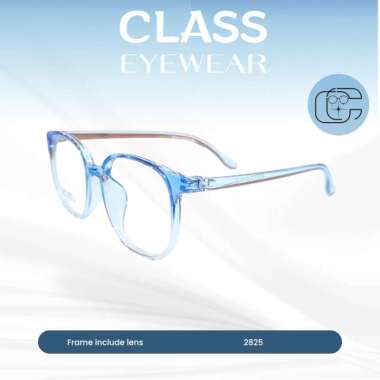 Kacamata fashion elastis 2825 blue, fleksibel antiradiasi untuk membantu melihat jauh dan dekat Hany