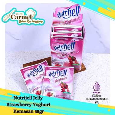 Nutrijel Yoghurt 35gr isi 12pcs [BOX] - Jelly yoghurt Strawberry