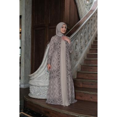 Javina Jawharaa Series Dress Dewasa (Inner & Outer) - Cream M