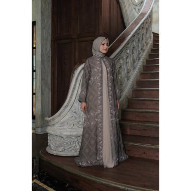 Javina Jawharaa Series Dress Dewasa (Inner & Outer) - Green/Dessert Olive M