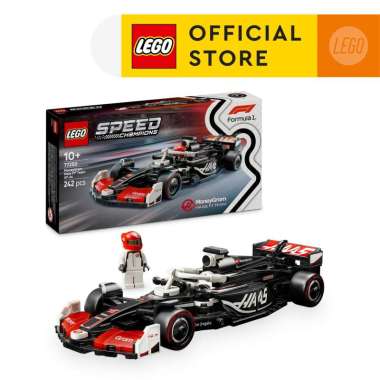 LEGO Speed Champions 77250 MoneyGram Haas F1 Team VF-24 Race Car (242 Pieces), Building Block, Toys,