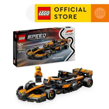 LEGO Speed Champions 77251 McLaren F1 Team MCL38 Race Car (269 Pieces), Building Block, Toys, Bricks