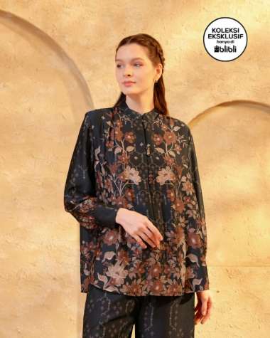 Heaven Lights Alani Blouse - Midnight L