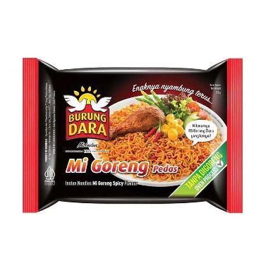 Burung Dara Instan Mi Goreng Pedas 65 gram