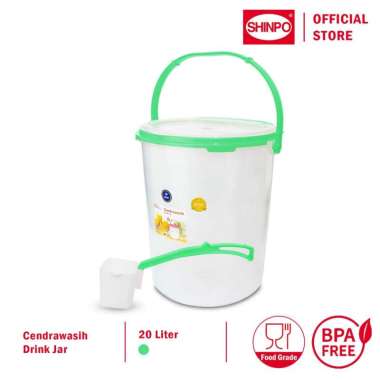 Shinpo Wadah Minuman - Toples Wadah Air Food Container CENDRAWASIH 20 Ltr Hijau