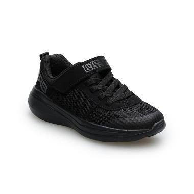Skechers Kids Go Run Fast Boys Shoes Black (97877LBBK) 1.5