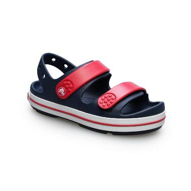 Crocs Kids Crocband Cruiser Sandal K Sandals Navy/Varsity Red (209423-4OT) J6