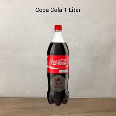 Coca Cola Fanta Sprite 1/2 krat isi 6 botol, 1 liter ( ds bgr ) COCA COLA