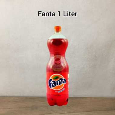 Coca Cola Fanta Sprite 1/2 krat isi 6 botol, 1 liter ( ds bgr ) FANTA