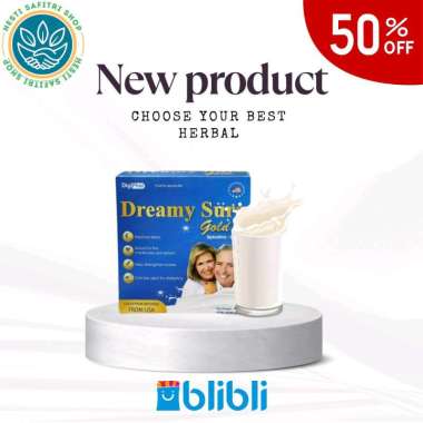 READY DREAMY SURE GOLD, 16 SACHET,SUSU KESEHATAN PRIA & WANITAJMPORT