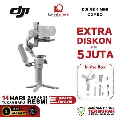 DJI RS 4 Mini Basic / Combo Gimbal Stabillizer Camera DJI Ronin RS 4 Mini DJI RS4 Mini GARANSI RESMI