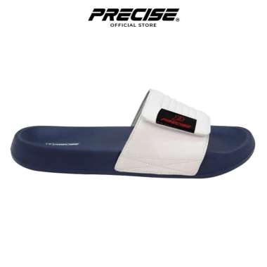 Precise Quilon M Sandal Pria Santai Slide - White/Navy 44