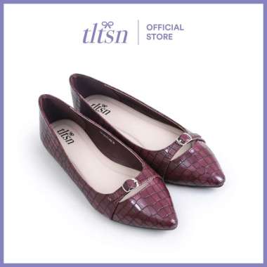 The Little Things She Needs - AINA Flatshoes Sepatu Wanita Maroon [TSN0002360.C0020] 38 Maroon