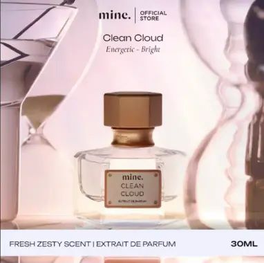 Mine Perfumery Clean Cloud 30 ml Extrait De Perfume - Parfum Wangi Clean Fresh White Tea