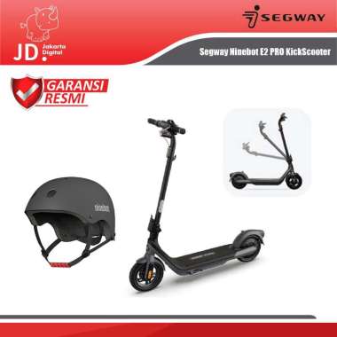 Segway Ninebot E2 PRO KickScooter - Electric Scooter Skuter Listrik Segway E2 PRO PLUS HELMET
