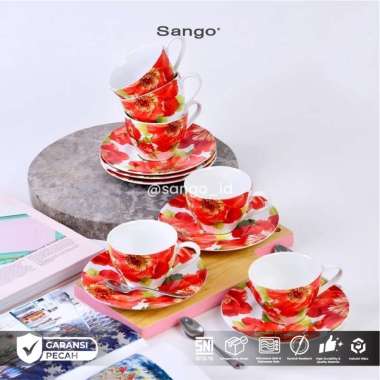 Cangkir Teh/Kopi Sango Morning Blossom Cangkir & Rak A