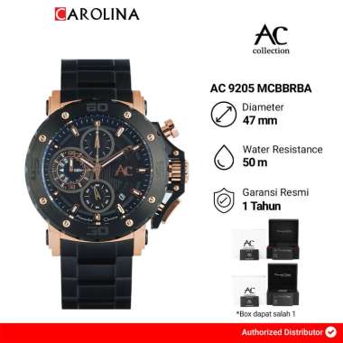 Jam Tangan Pria Alexandre Christie AC 9205 MCBBRBA Black Dial Black Stainless Steel Strap