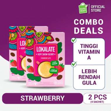 Twin Pack - Lokalate Kopi Showberry 4 Sachet
