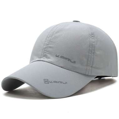 Baseball cap : KAIRUI - Topi Baseball Topi Quick Dry Topi Olah Raga Topi Pria LIGHT GRAY