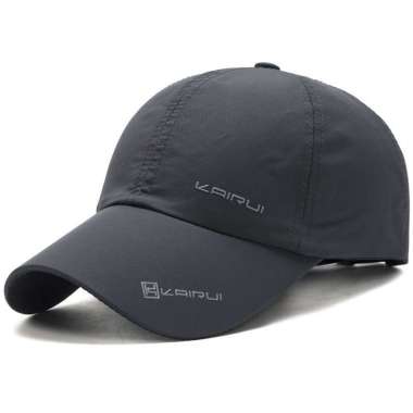 Baseball cap : KAIRUI - Topi Baseball Topi Quick Dry Topi Olah Raga Topi Pria DARK GRAY