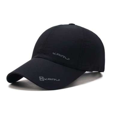 Baseball cap : KAIRUI - Topi Baseball Topi Quick Dry Topi Olah Raga Topi Pria BLACK