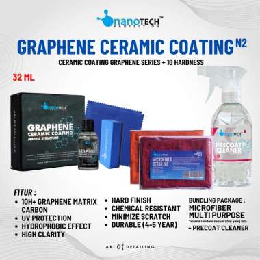 GRAPHENE NANO CERAMIC COATING - nanoTECH PAINT PROTECTION 10H 9H+ 9H Paket Lengkap