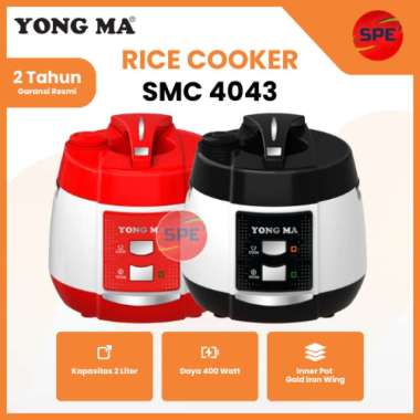 RICE COOKER / MAGIC COM YONG MA KAPASITAS 2 LITER SMC 4043 / SMC4043 GARANSI RESMI (MEDAN)