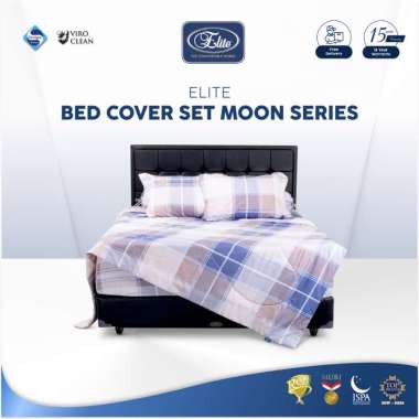 ELITE BED COVER + SPREI SET MOTIF AESTHETIC MOON SERIES / Bedcover + Sprei Katun Signature Premium H
