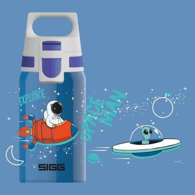 SIGG Kids Shield One Astronaut Space 0.5L - Tumbler Botol Minum Anak Stainless Steel